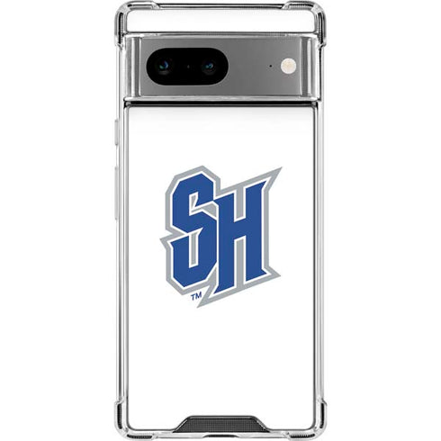 Seton Hall University Pirate Blue Google Pixel 8a Clear Case